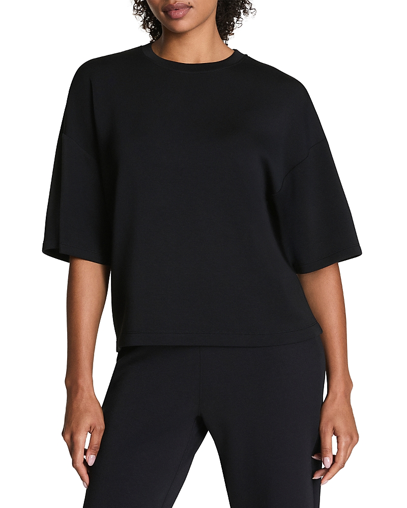 Spanx Airessentials Boxy Tee In Black
