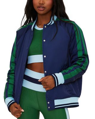 Colorblocked Flight Jacket