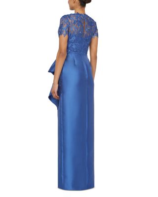 Selena Draped Column Gown