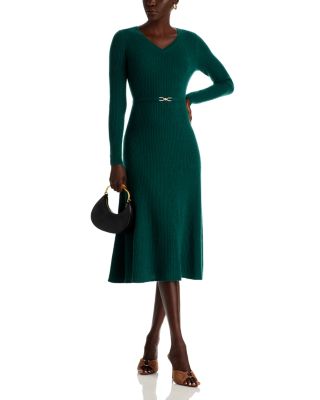 The Leith V Neck Cashmere Dress