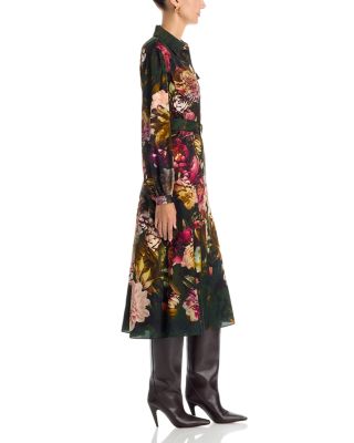 The Mila Silk Blend Printed Dress