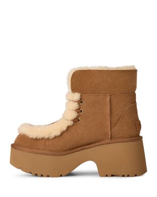 Women&#39;s Esmee Lace Up Platform Booties