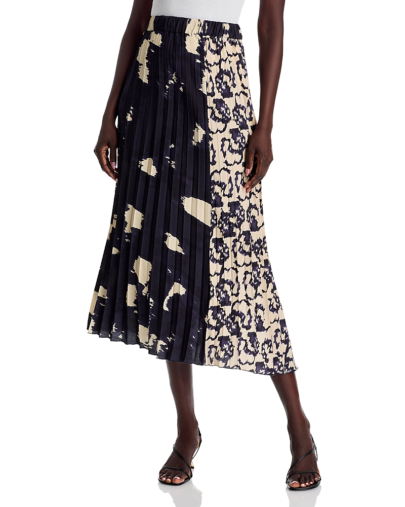 La Fee Maraboutee Pleated Midi Skirt