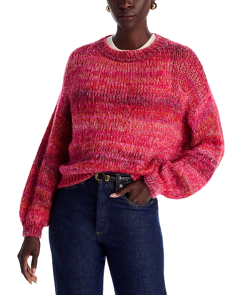 La Fee Maraboutee Marled Crewneck Sweater In Multi
