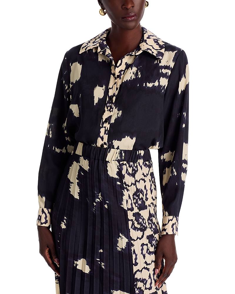 La Fee Maraboutee Pleated Back Blouse In Black