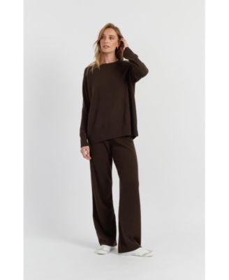  Women's Pure Cashmere Slouchy Sweater