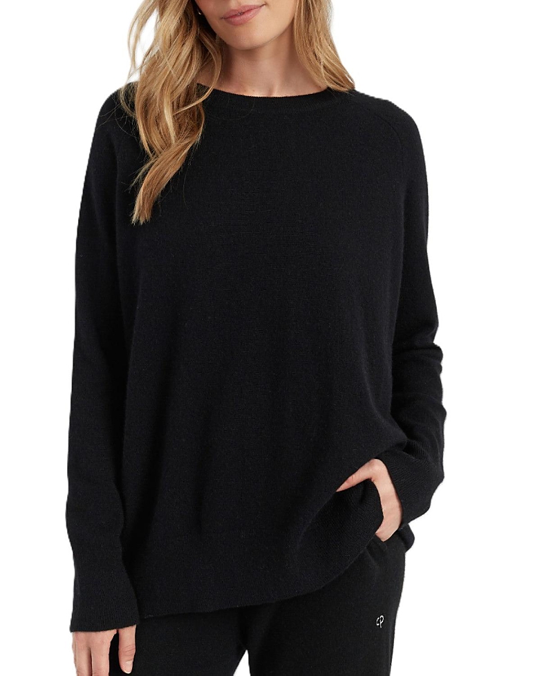 Chinti & Parker Women's Pure Cashmere Slouchy Sweater In Black