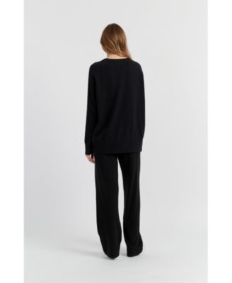  Women's Pure Cashmere Slouchy Sweater