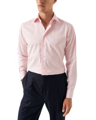 Twill Slim Fit Button Down Shirt