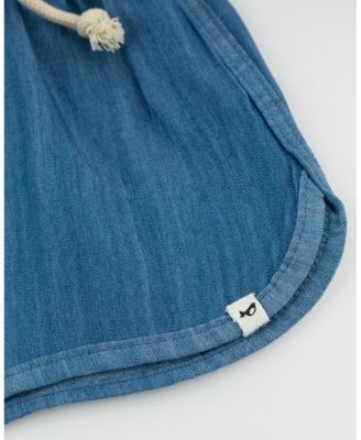 Unisex Lyocell Denim Lottie Short - Baby, Little Kid