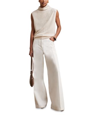 Harper Wool Sleeveless Slouch Neck Top