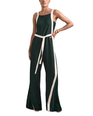 Petites Salma Color Block Jumpsuit