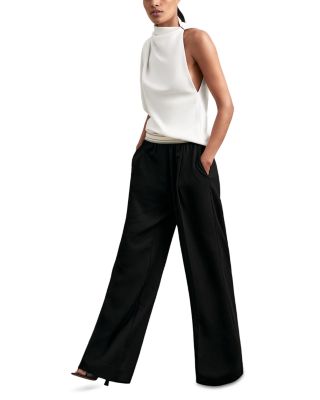Camelia Waistband Wide Leg Pants