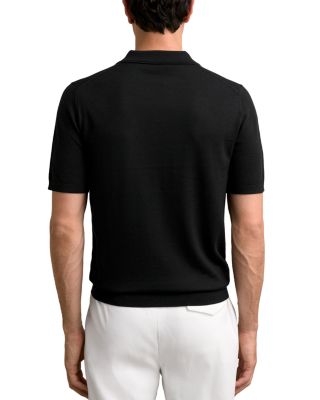 Duchie Merino Wool Open Collar Polo Shirt