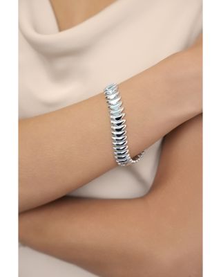 Chunky Rectangular Link Bracelet