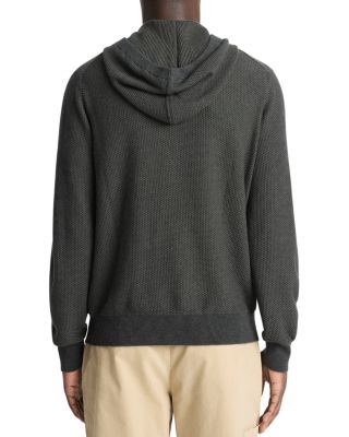 Geo Jacquard Long Sleeve Hoodie