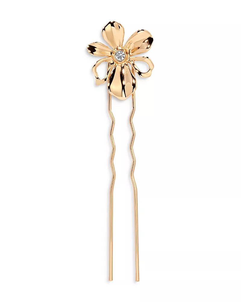 Ettika Crystal Flower Hair Pin