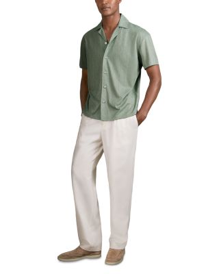 Ando Stripe Jacquard Cuban Shirt