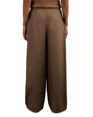 Ashby Linen Wide Leg Pants