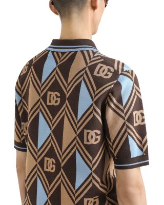 Short Sleeve Printed Polo Shirt