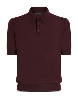 Short Sleeve Cashmere Polo Shirt