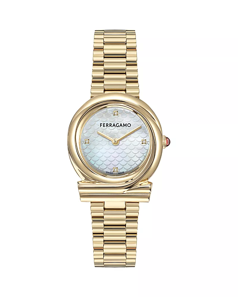 Ferragamo Gancini Twisted Watch, 32mm