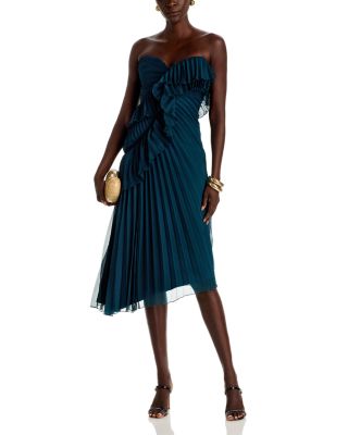 Caitlyn Strapless Midi Dress