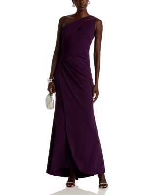 Cutout One Shoulder Gown - Exclusive