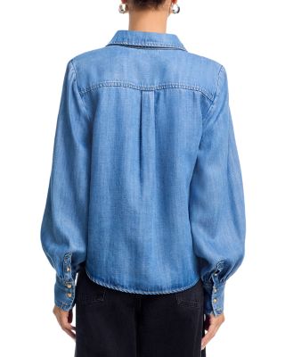 Rhinestone Embellished Shirt 