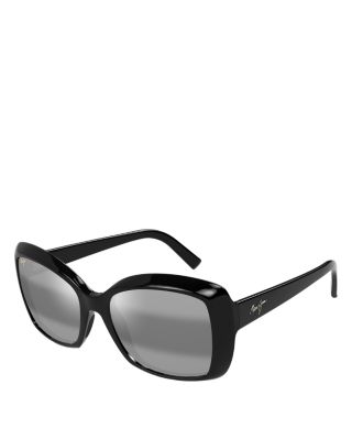 Maui Jim Lonomea Cat Eye Sunglasses, 52mm In Black