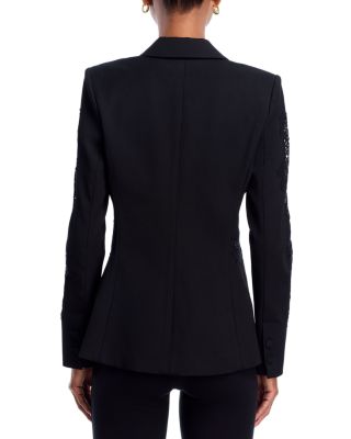 Clementine Lace Appliqu&eacute; Blazer