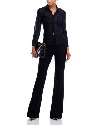 Indiana Fitted Mesh Blouse