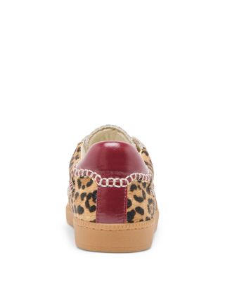 Women's Notice Stitch Leopard Print Sneakers