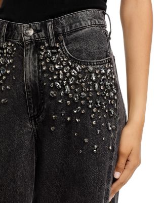 Sofie High Rise Full Wide Leg Jeans in Jewel