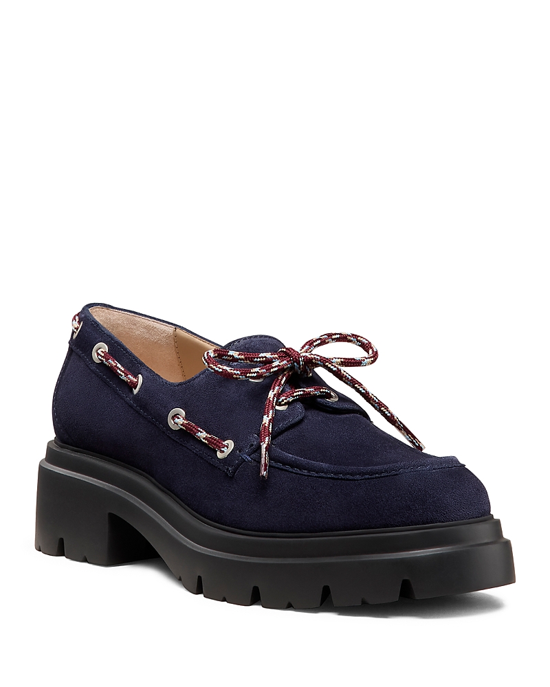 Stuart Weitzman Women's Hudson Suede Moccasins