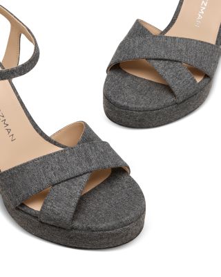 Women's Dayna Velvet Platform Sandals