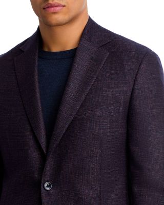 Loro Piana Wool & Silk Fabric Textured Solid Unstructured Regular Fit Sport Coat - Exclusive