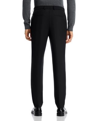 Perin Performance Wool Tapered Fit Pants with Elasticated Waistband