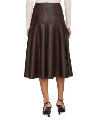 Faux Leather Skirt