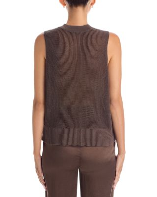 Cotton & Silk Knit Vest