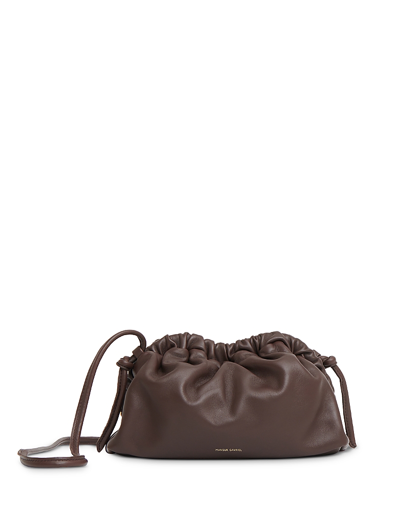 Mansur Gavriel Mini Cloud Clutch In Brown