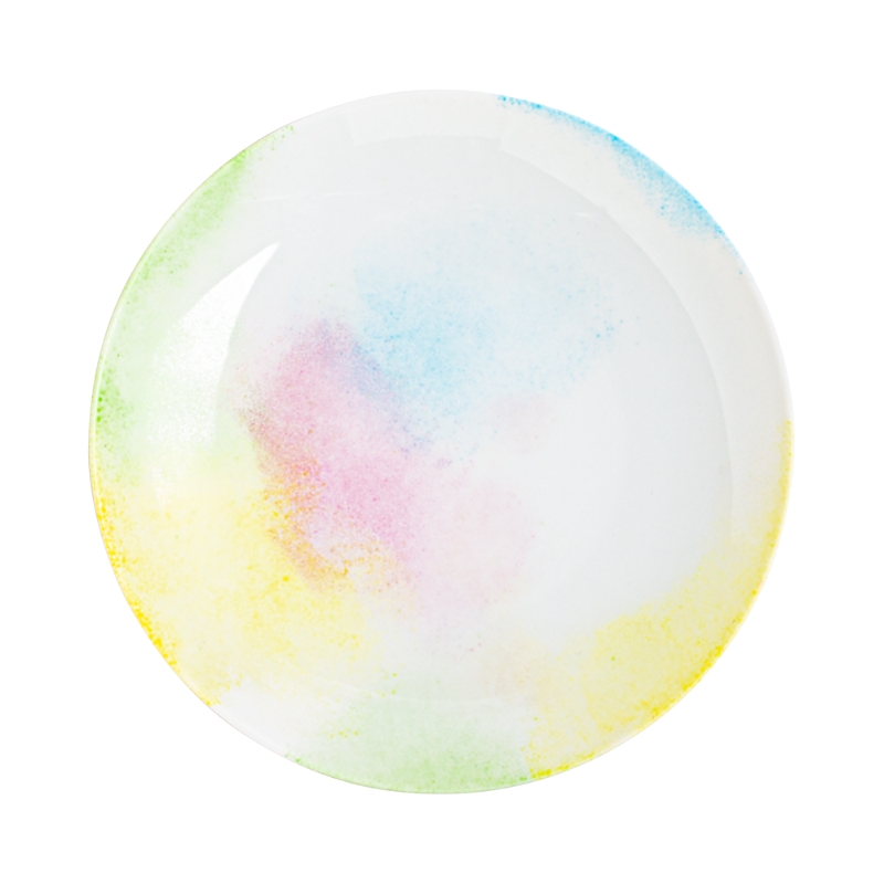 Non Sans Raison Sorbet Salad/dessert Plate In Multi