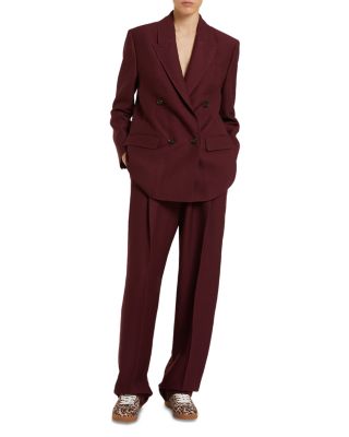 Fluid Bordeaux Blazer