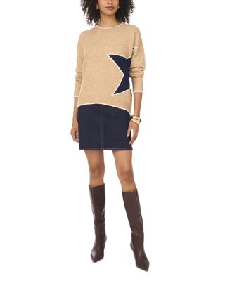 Star Long Sleeve Crewneck Sweater