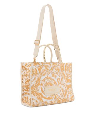 Barocco Athena Raffia Medium Tote Bag