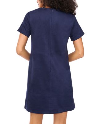 Paneled Shift Mini Dress