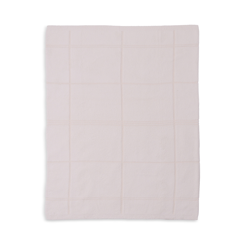 Barefoot Dreams Cozychic Cotton Tonal Plaid Throw In Pink