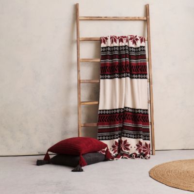 CozyChic Fair Isle Throw, 54 x 72