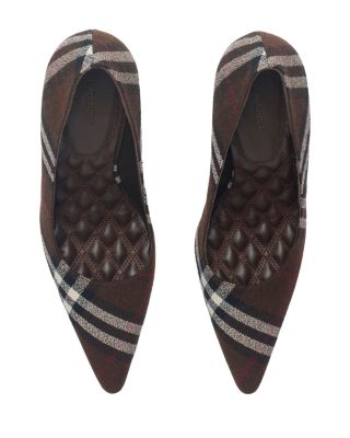 Women&#39;s Check Dame Pumps