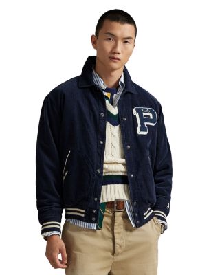 Corduroy Letter Jacket